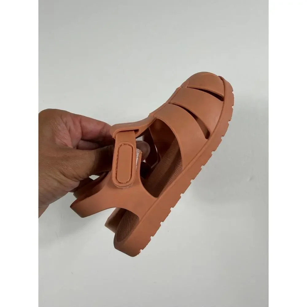Zara Kids Fisherman Jelly Sandals Blush Pink EU 22 (US Toddler 6)